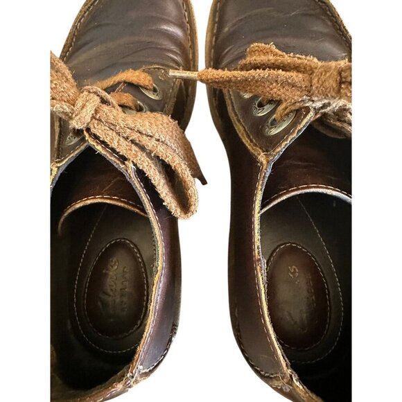 Clarks Artisan Funny Dream Shoes Brown Leather‎ Lace Up Shoe Womens US 7 - Picture 5 of 10